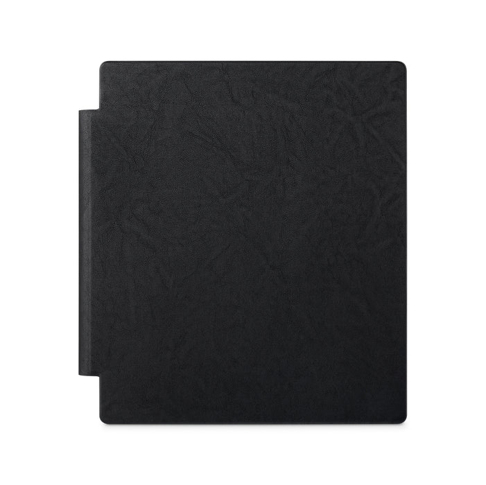 Vista frontal de la funda SleepCover negra para Kobo Elipsa 2E.