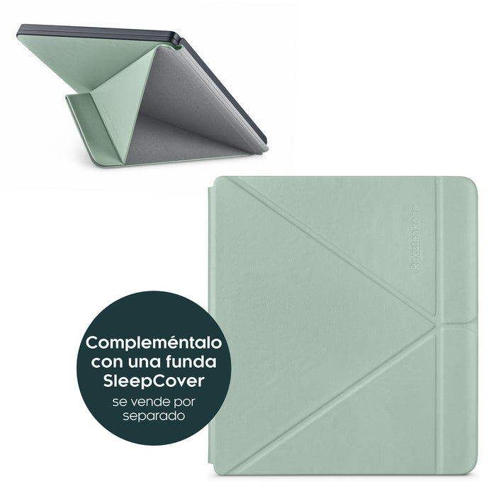 Funda Sleepcover para Kobo Sage, que se vende por separado.