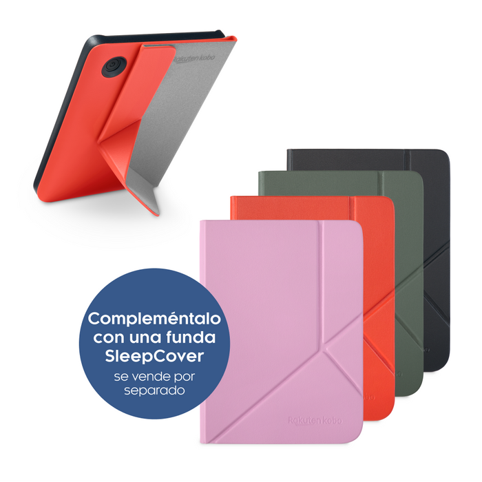 Fundas SleepCover para Kobo Clara Colour/BW, que se venden por separado.