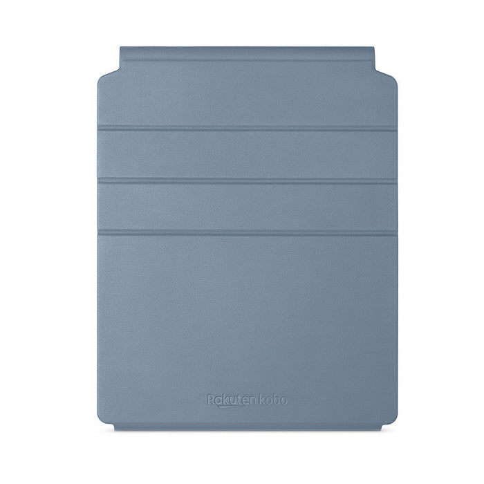 Vista frontal de la funda SleepCover color azul pizarra para Kobo Elipsa.