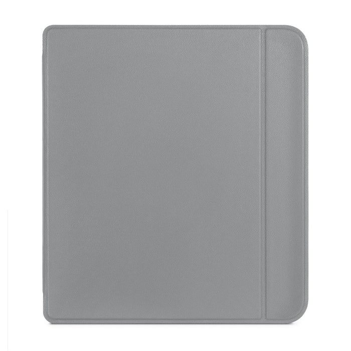 Vista frontal de la funda SleepCover color gris acero para Kobo Libra 2.