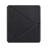 Vista frontal de la funda SleepCover negra para Kobo Sage.


