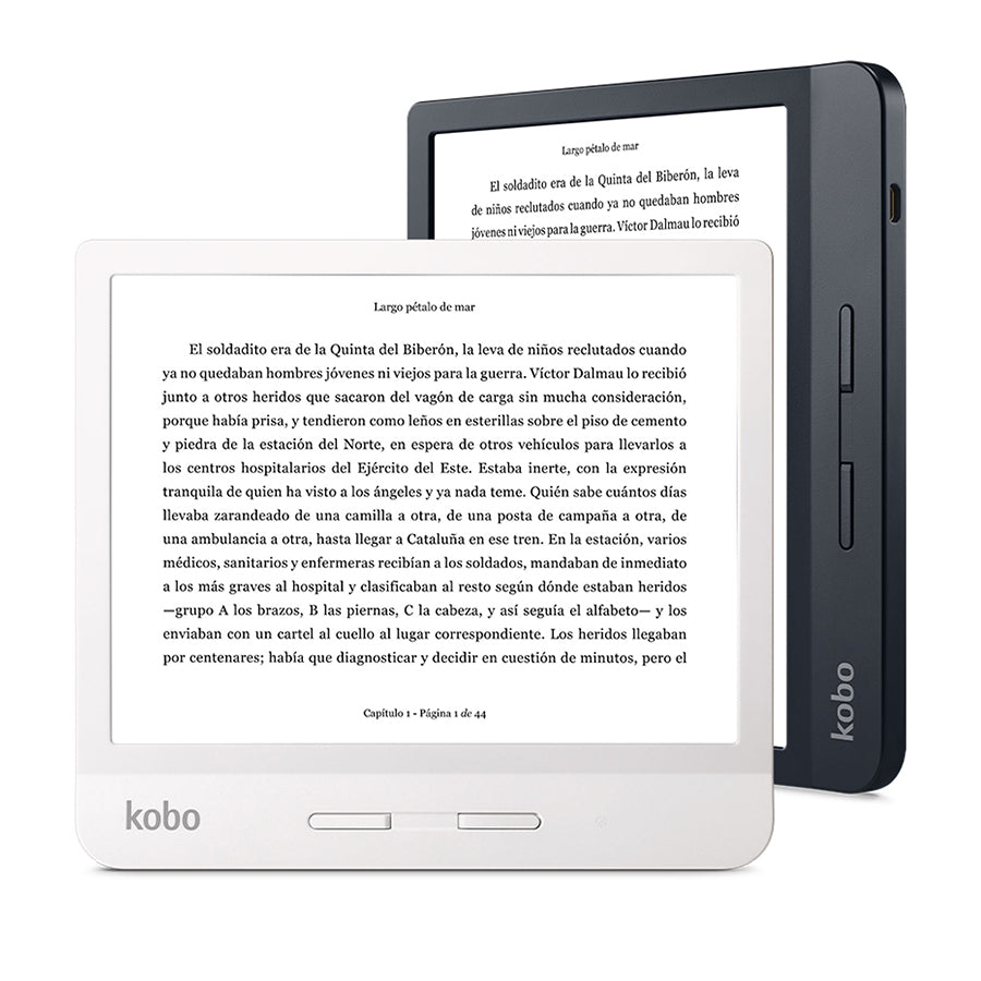 楽天　Kobo Libra H2O（ホワイト） Kobo Libra H2O Ereader, pantalla 7.0